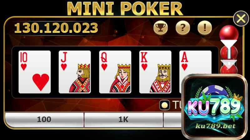 Ku789 Hướng Dẫn cách thức chơi mini poker dễ dàng.jpg